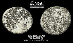 Antioche, Règle Romaine, Après 65/4 B. C. Silver Tetradrachm, A. Gabinius, Ngc Ch Au