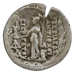 Antiochos VII / Athéna. Tétradrachme D'argent Grec Coin Cappadocien Royaume