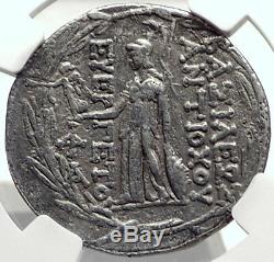 Antiochos VII Sidétès Seleukid Ancien Argent Grec Tétradrachme Monnaie Ngc I68736
