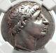 Antiochus Ii Theos Seleukid Ancien Tétradrachme D'argent Grec Monnaie Ngc I68744