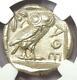 Antique Athènes Grèce Athena Owl Tetradrachm Coin (440-404 Av. J.-c.) Mbac Ms (unc)
