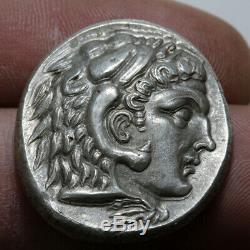 Argent Grec Ancien Coin Tetradrachm Alexandre Le Grand 336-322 Bc