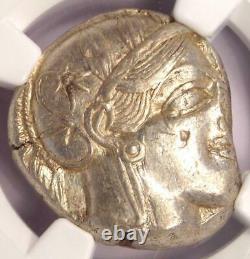 Athènes Grèce Antique Athéna Chouette Tetradrachm Coin (440-404 Bc) Xf Choix Ngc