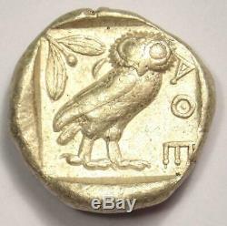 Athènes Grèce Antique Athéna Chouette Tetradrachm Pièce D'argent (454-404 Bc) - Choix Vf