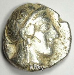 Athènes Grèce Athena Owl Tetradrachm Argent Coin (454-404 Av. J.-c.) Bonne Amende / Vf