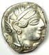 Athènes Grèce Athena Owl Tetradrachm Argent Coin (454-404 Av. J.-c.) Choix Xf / Au