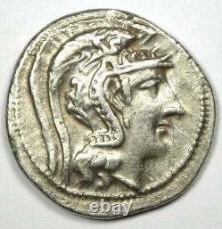 Athènes Grèce Athena Owl Tetradrachm Coin (128 Av. J.-c., Nouveau Style) Bon Vf / Xf