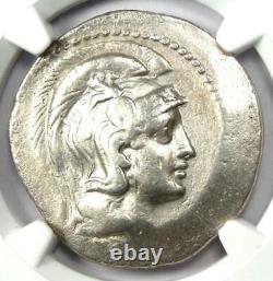 Athènes Grèce Athena Owl Tetradrachm Coin (148 Av. J.-c., Nouveau Style) Ngc Choice Fine