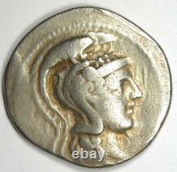 Athènes Grèce Athena Owl Tetradrachm Coin (156 Av. J.-c., Nouveau Style) Vf (très Bien)