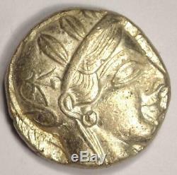 Athènes Grèce Athena Owl Tetradrachm Coin (454-404 Bc) Choix Vf Condition