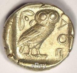 Athènes Grèce Athena Owl Tetradrachm Coin (454-404 Bc) Choix Xf Condition