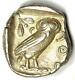 Athènes Grèce Athena Owl Tetradrachm Silver Coin (454-404 Av. J.-c.) Vf / Xf