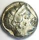 Athènes Grèce Athena Owl Tetradrachme Argent Coin (454-404 Av. J.-c.) Bon Vf
