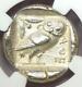 Athens Athena Owl Tetradrachm Coin 465-455 Bc Ngc Au Fine Style Première Édition