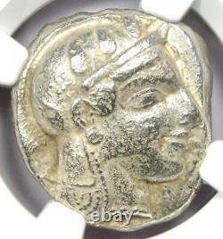 Athens Athena Owl Tetradrachm Coin 465-455 Bc Ngc Xf (ef) Rare Problème Précoce