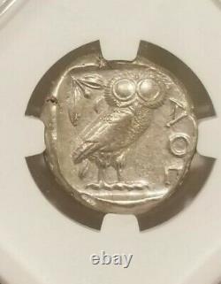 Attica, Athènes Tetradrachm Owl Ngc Choice Xf Ancient Silver Athena Coin