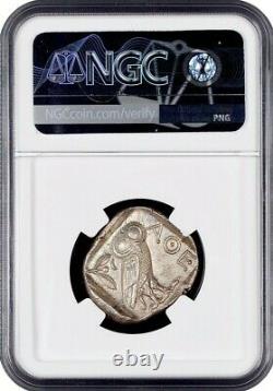 Attica Athens Greek Owl Silver Tetradrachm Coin (440-404 Av. J.-c.) Mbac Ms 5/5 5/5