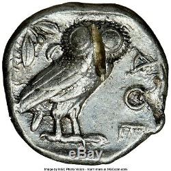 Attica. Athens Owl Ngc Ch Vf 5/5 5/2 Accessible Ar Tetradrachm 124