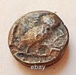 Attique Athènes 440-404 av. J.-C. Ar tétradrachme monnaie grecque antique en argent représentant une chouette d'Athéna