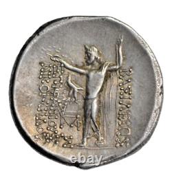 Bithynie, Nikomède III, tétradrachme d'argent c. 96-95 av. J.-C. (BE 203), Zeus à gauche