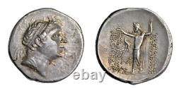 Bithynie, Nikomède III, tétradrachme d'argent c. 96-95 av. J.-C. (BE 203), Zeus à gauche