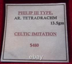 Celtic, Celtes Danubiennes Imitant Alexandre III Le Grand 2ème C.-b. Ar Tetrachme