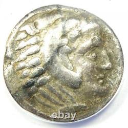 Celtique Alexandre le Grand III AR Tétradrachme Pièce de monnaie 200 av. J.-C. Certifié ANACS VF25