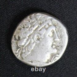 Cléopâtre III et Ptolémée X Tétradrachme en argent 106 av. J.-C. - Monnaie grecque de l'Égypte antique