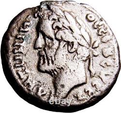 ÉGYPTE, Alexandrie. Antonin le Pieux. 138-161 ap. J.-C. Tétradrachme en argent de l'Empire romain. RARE