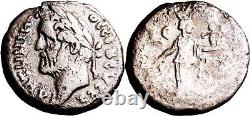 ÉGYPTE, Alexandrie. Antonin le Pieux. AD 138-161. Tétradrachme en argent, pièce romaine RARE