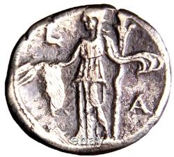 ÉGYPTE, Alexandrie. Hadrien. 117-138 après J.-C. Tétradrachme en argent avec portrait romain debout et certificat d'authenticité.