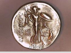 Egypte Ptolémée I As Satrap Grande Pièce D'argent Alexandre Le Grand Bouclier D'athéna
