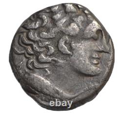 Égypte, Ptolémée X, tétradrachme en argent vers 92-91 av. J.-C., Monnaie d'Alexandrie