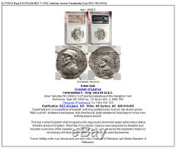 Elymais Roi Kamnaskires V 54bc Authentique Ancien Tetradrachm Monnaie Ngc Ms I69802
