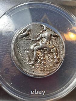 Grèce 311-305 avant J.-C. Tétradrachme en argent de la Monnaie de Babylone, qualité XF40, grec Alexandre le Grand.