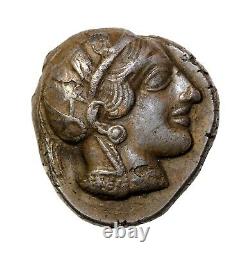 Grèce Antique Attica Athènes 454-404 Bc Argent Tetrachm Kroll-8 Pièce Ancienne