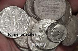 Grèce antique Empire Séleucide Antiochos VII Tétradrachme en argent Coin Séleucide