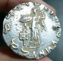 Indo Grec Argent Tetradrachme Roi Apollodotus II 85-65 Av. J.-c. Poids 9,4 G. Scarce