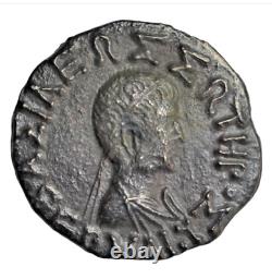 Indo-Grec, Hermaios, tétradrachme en argent, émission posthume vers 80-75 av. J.-C.