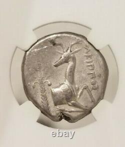 Ionia, Ephesus Bee Tetradrachm 4th Century Bc Ngc Fine Ancient Silver Coin