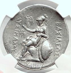 Lysimachos Pièce De Tétradrachme Grecque En Argent Avec Alexandre III Le Grand Ngc I73060