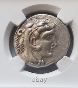 Macedon Alexandre III Tétradrachme NGC VF 5/4 Monnaie ancienne en argent