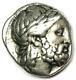 Macedon Philippe Ii Ar Tetradrachm Zeus Silver Coin 359-336 Bc Fine / Vf