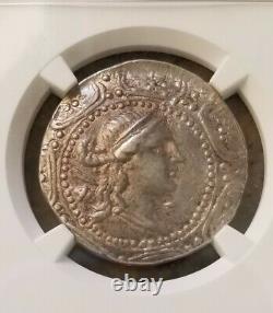 Macedon Sous Rome Tetradrachm Artemis Ngc Xf 4/4 Pièce D’argent Antique