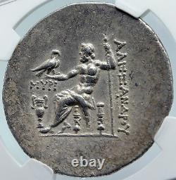 Myrina À Aeolis Argent Grec Ancien Tétradrachme Coin Alexandre III Ngc I85484