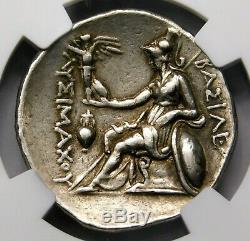 Ngc Ch Vf Lysimaque Tetradrachm. Portrait D'alexandre Le Grand. Silver Coin