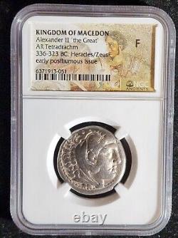 Ngc F Alexandre Le Grand III 336-323 C.-b. Royaume De Macedon Ar Tetrachm Q102