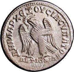 PRÈS DE MS Antioch. Philippe II, 247-249. Tétradrachme Aigle LUSTROUS Pièce Romaine