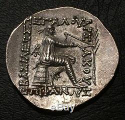 Parthian Kingdom Mithridate II 121-91 Bc Ar Tetradrachm Ngc Au 5/4 Arsace Bow