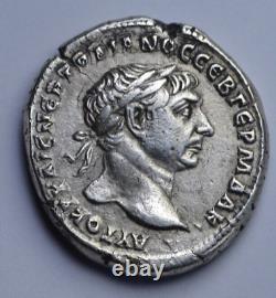 Phénicie, Tyr, Trajan, tétradrachme d'argent de l'année 21, c. 116-7 après J.-C., Aigle.